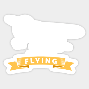 airplane pilot shirt gift Sticker